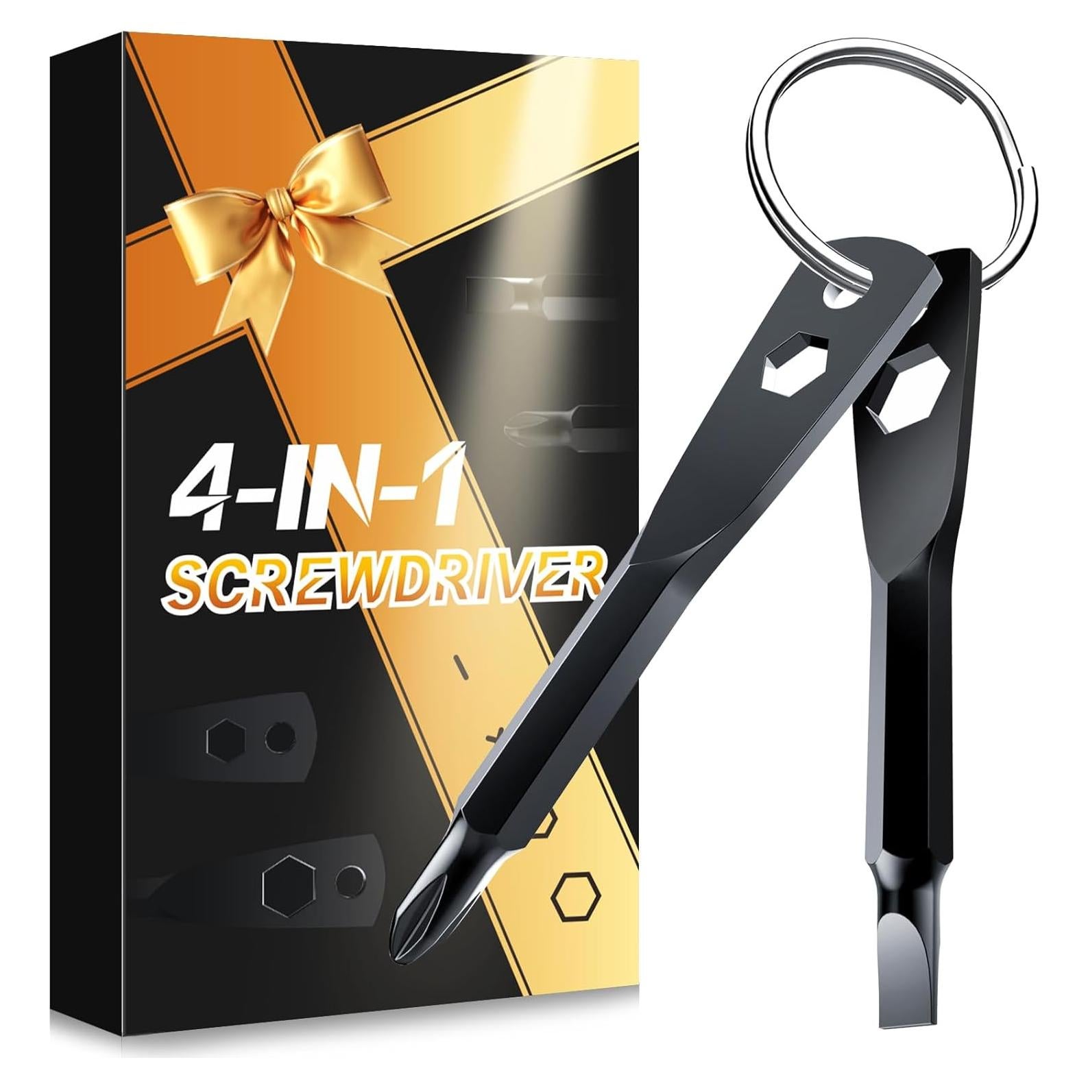 Destornillador de Llave 4 en 1 KUSONKEY - Portátil y Duradero