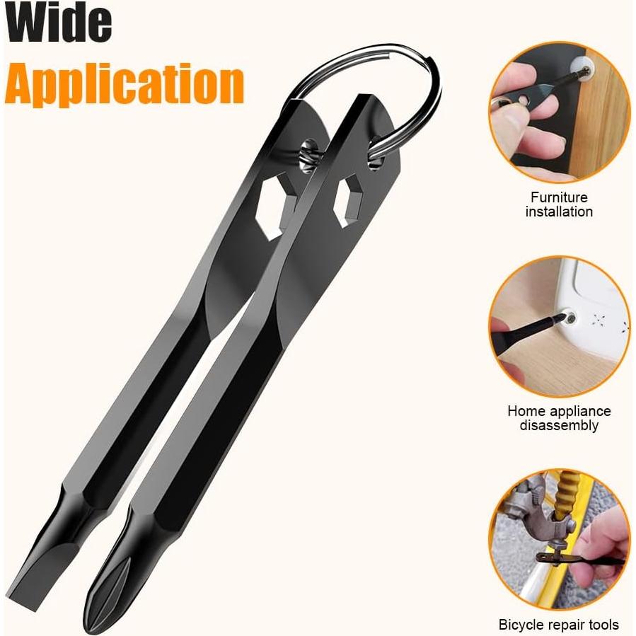 Destornillador de Llave 4 en 1 KUSONKEY - Portátil y Duradero