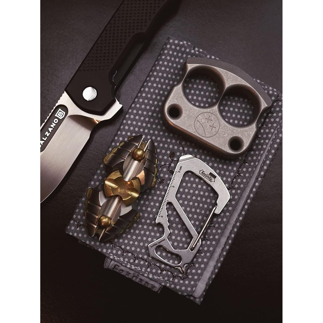 Multiherramienta Clip Carabiner KeyUnity KS00 Acero Inoxidable 7 en 1