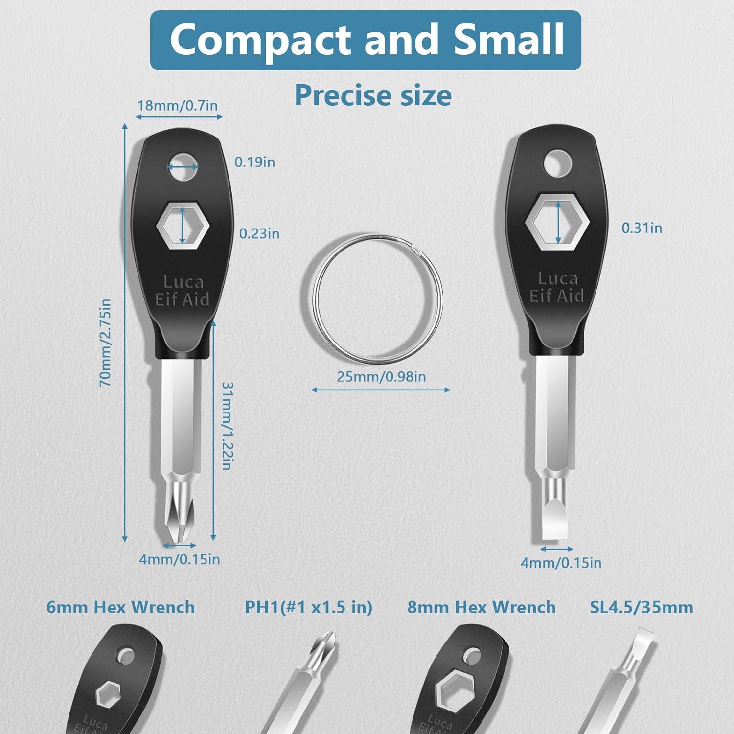 Multiherramienta Llave de Destornillador Luca Elf Aid 4 en 1