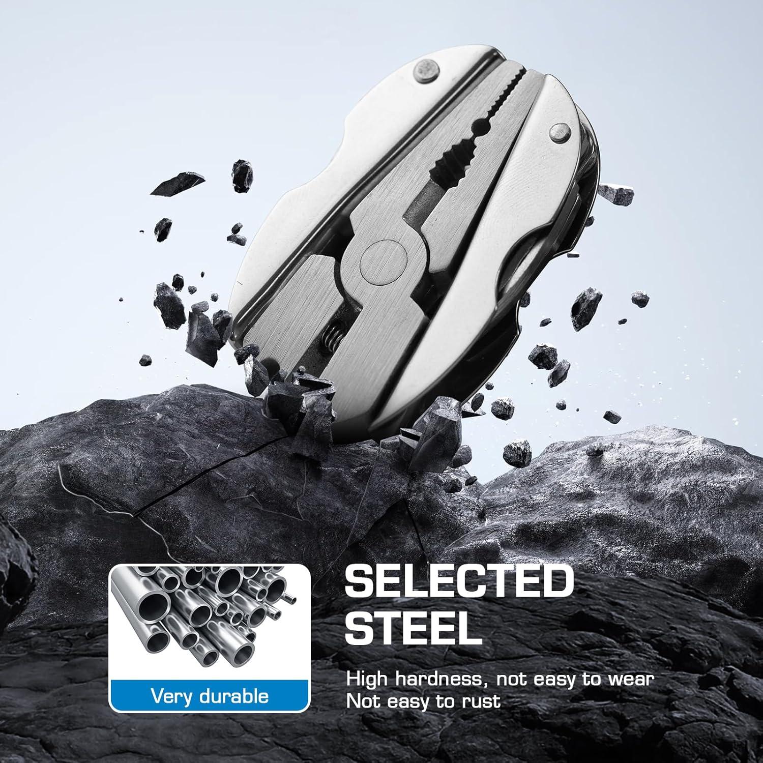 Alicate Multifuncional XXV de Acero Inoxidable 5-en-1 7.62cm