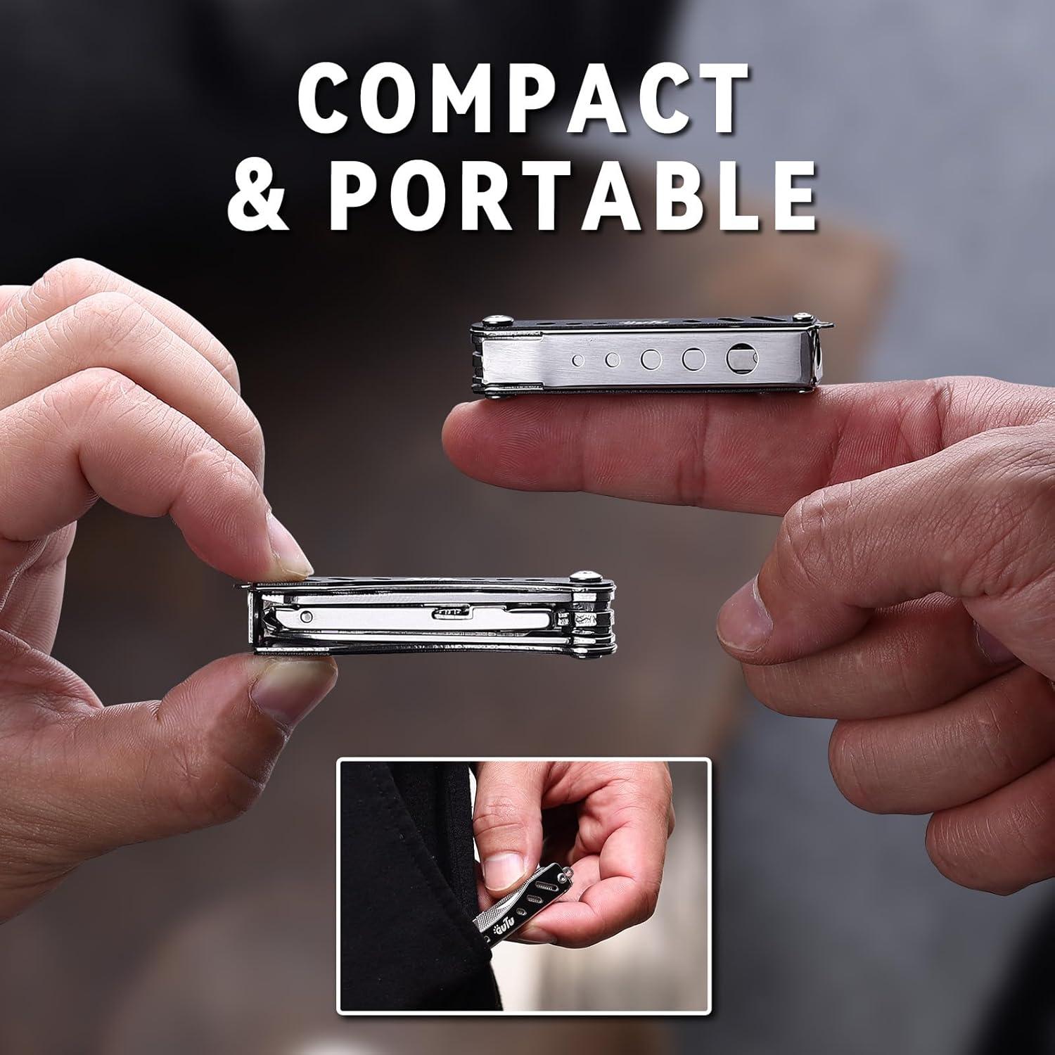 Cortauñas Multiherramienta OUTU 5-en-1 con Lima y Abrebotellas