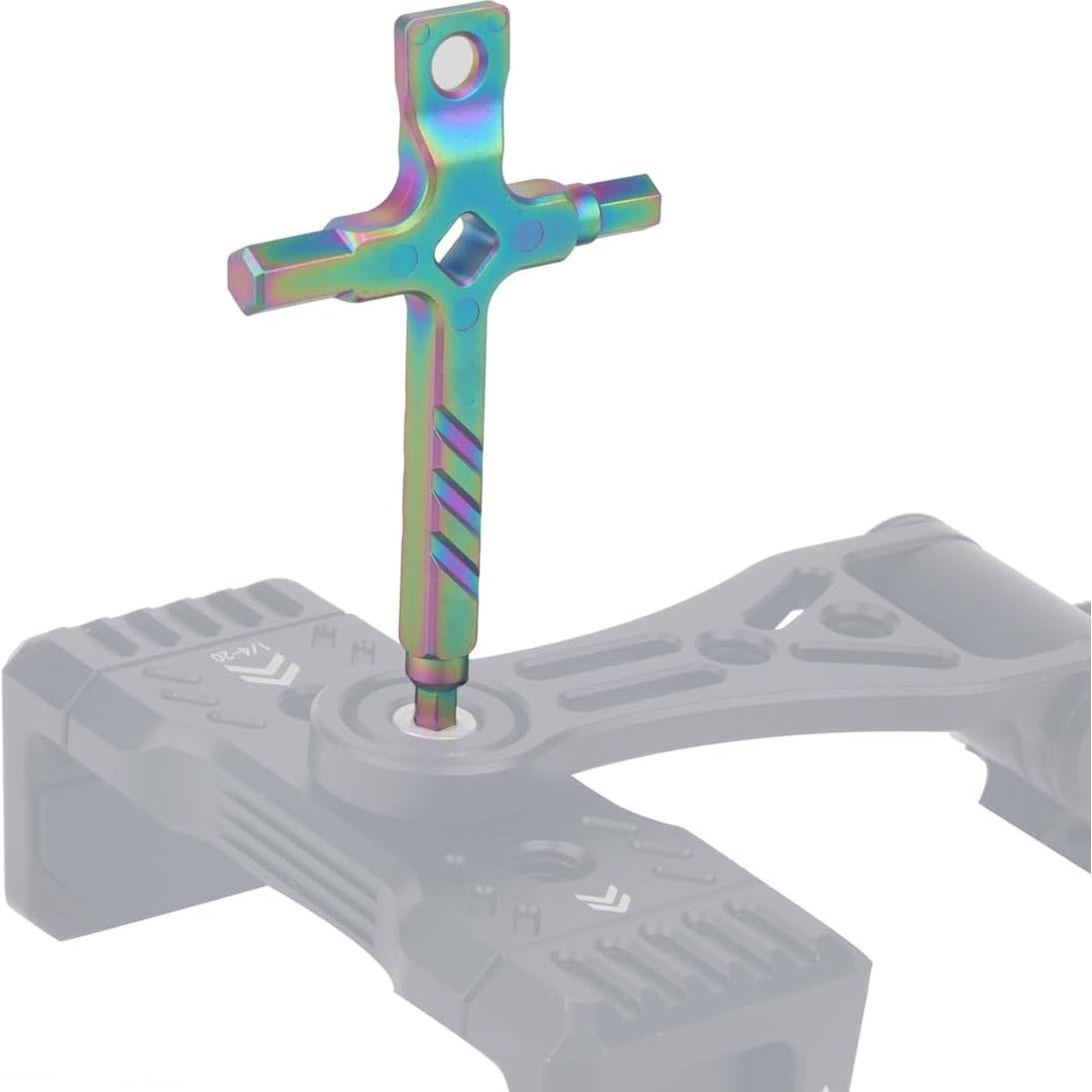 Llave Allen Hexagonal Rigdance 4 en 1 Acero Inoxidable