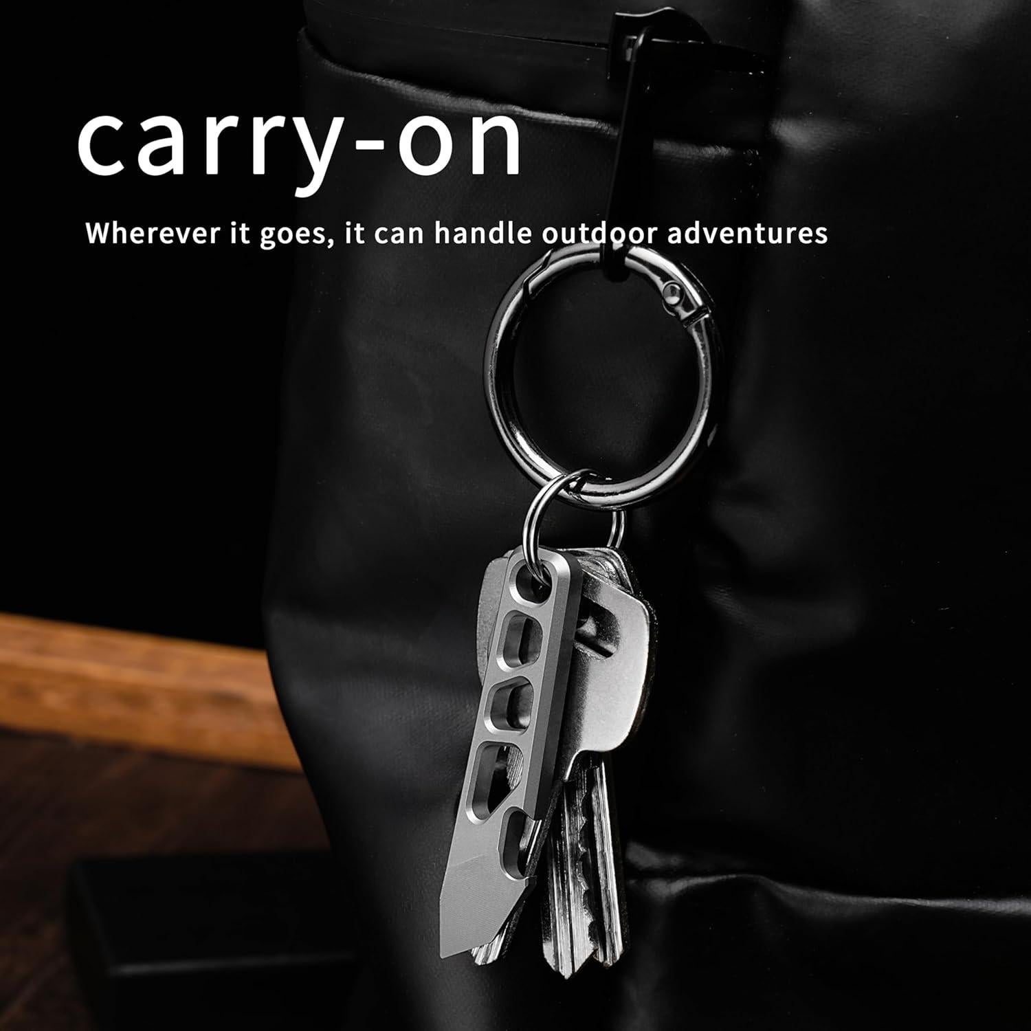 Barra de Palanca EDC WARHERO de Titanio con Abrebotellas