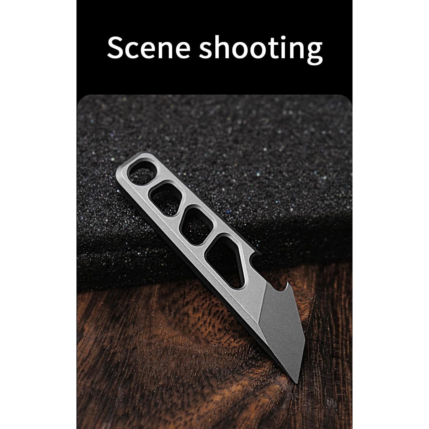 Barra de Palanca EDC WARHERO de Titanio con Abrebotellas