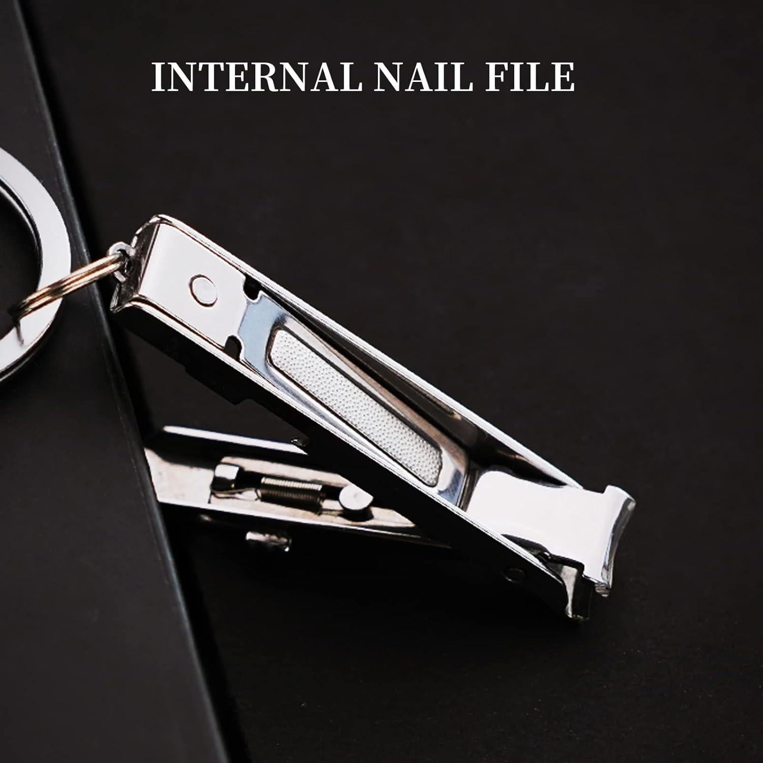 Cortauñas Plegable Munkees Ultra Delgado con Llavero 5cm