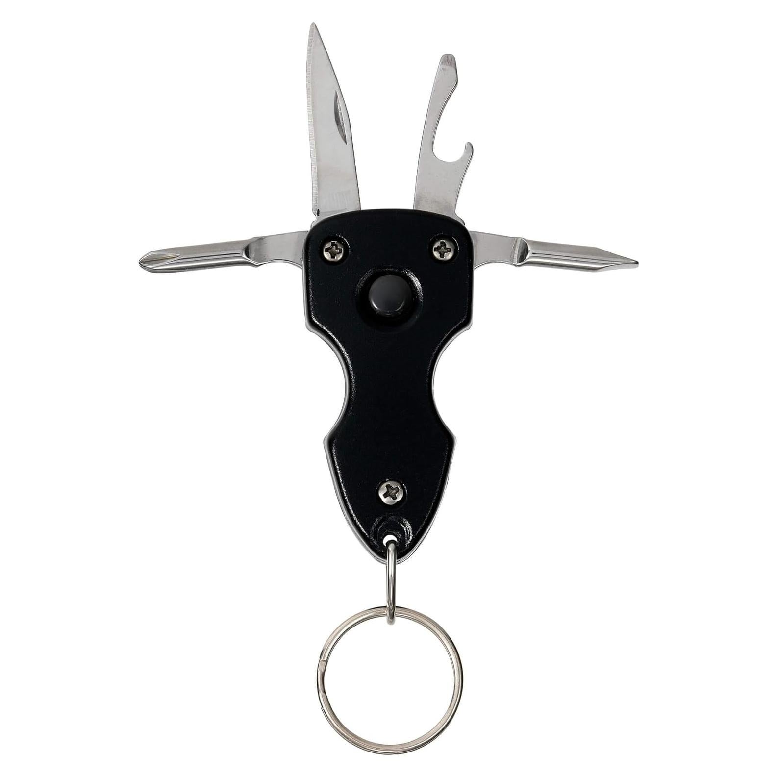 Herramienta Multifuncional EDC Gear 5 en 1 con LED y Destornillador