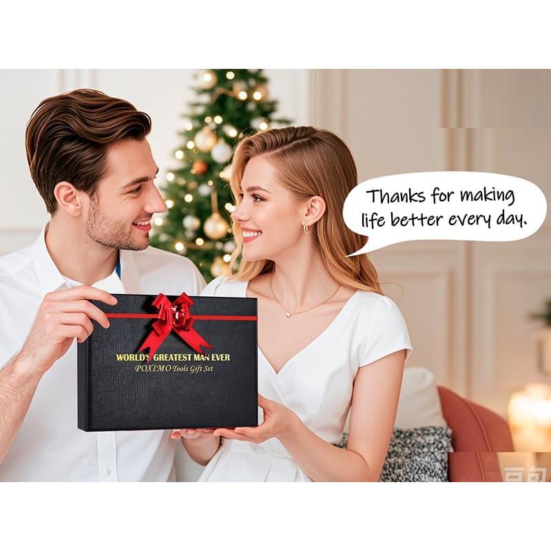 Juego de Herramientas 3-en-1 POXIMO - Pinzas 14-en-1, Cuchillo y Etiqueta