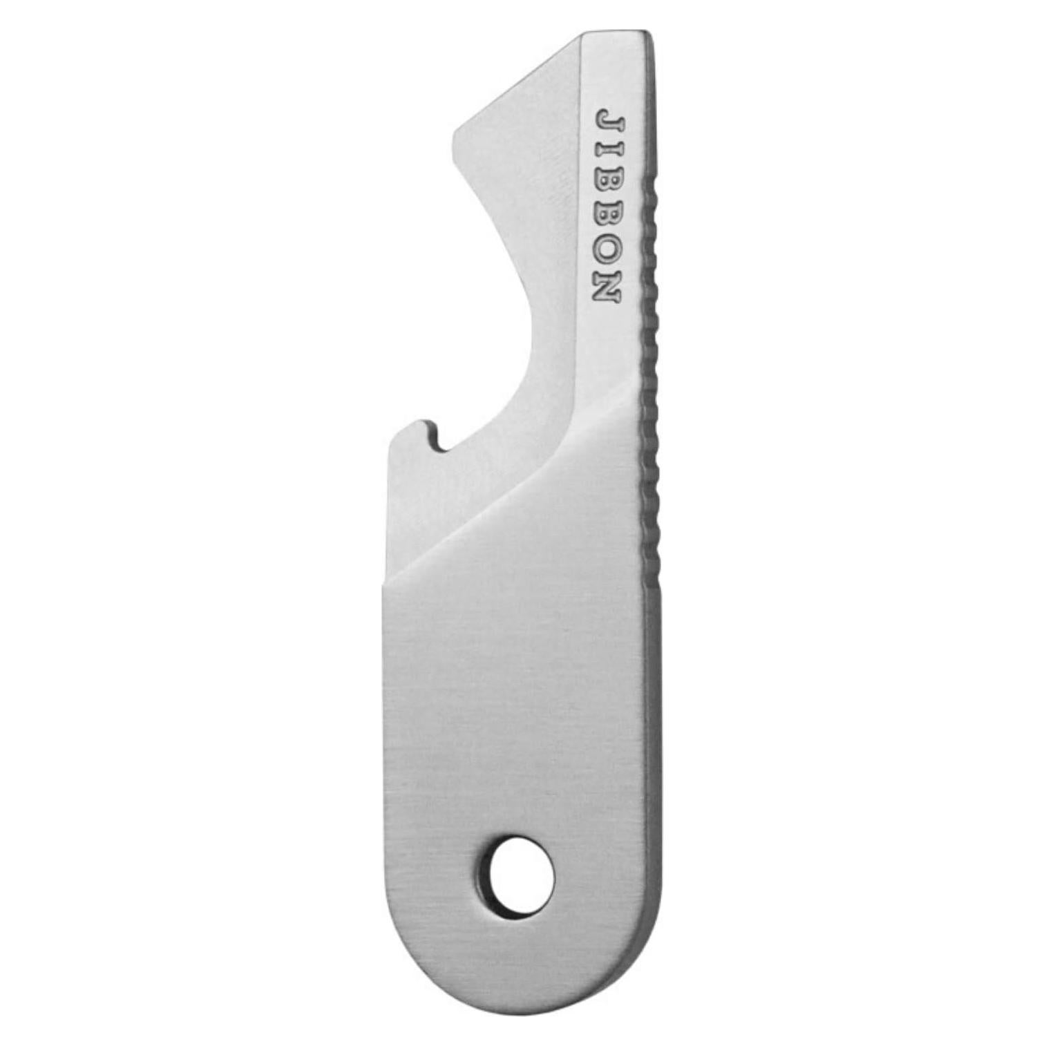 Multiherramienta EDC Jibbon 5 en 1 de acero inoxidable blanca