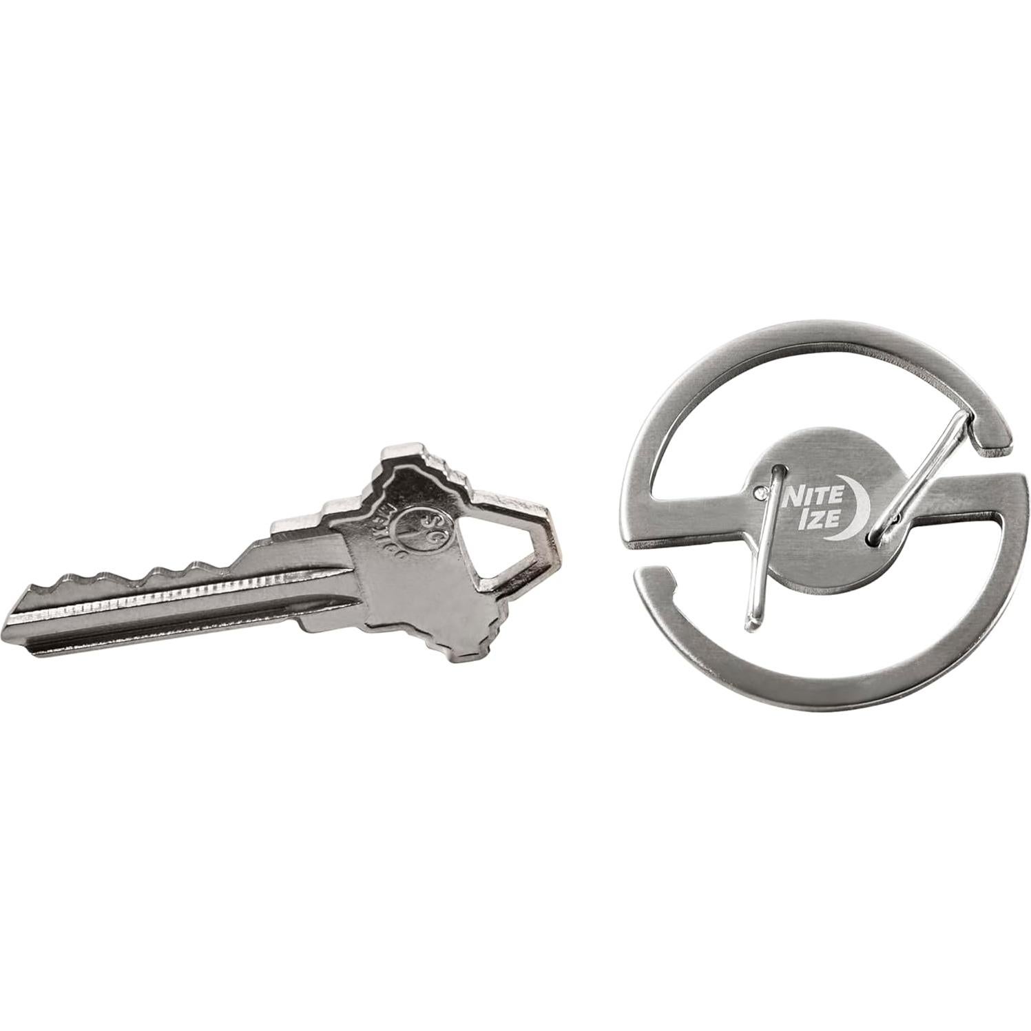 Mosquetón de Llave Medallón Nite Ize Acero Inoxidable