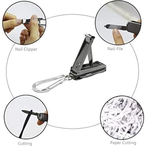 Cortauñas 5 en 1 Dakexiong Plegable con Llavero y Tijeras