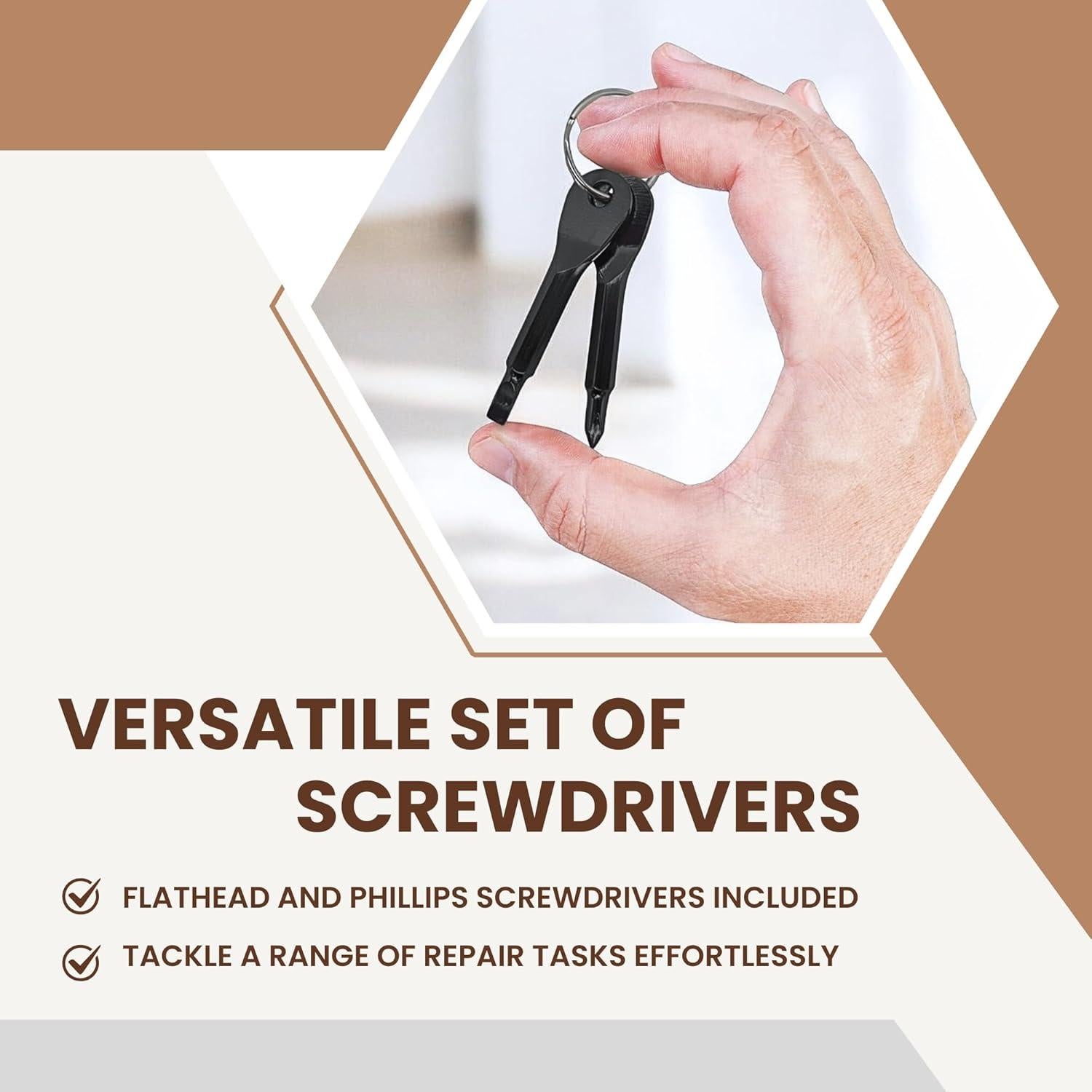 Juego de Destornilladores de Bolsillo Gadgetime - 2 Piezas