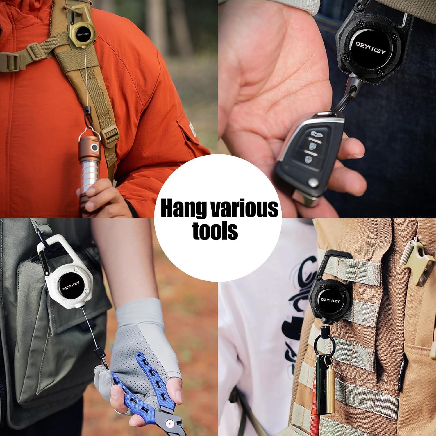 Llave Retráctil Yojaro Soporte de Insignia Verde 74.93 cm