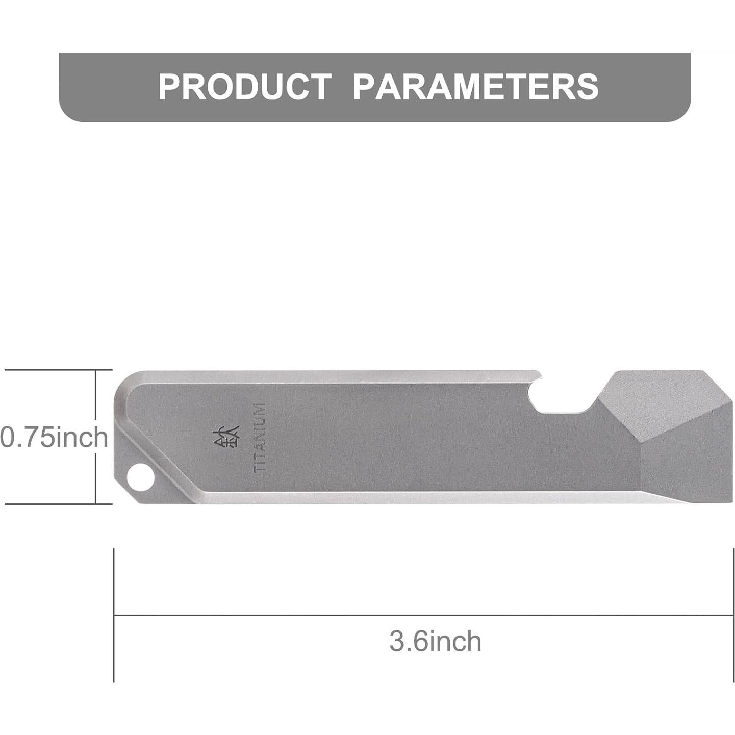 Barra de Palanca de Titanio BANG TI EDC 9.19 cm Multiusos