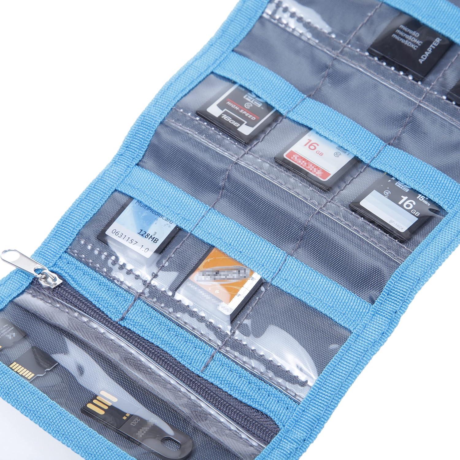 Billetera para Tarjetas SD CamKix - Plegable y Delgado - 15 Ranuras