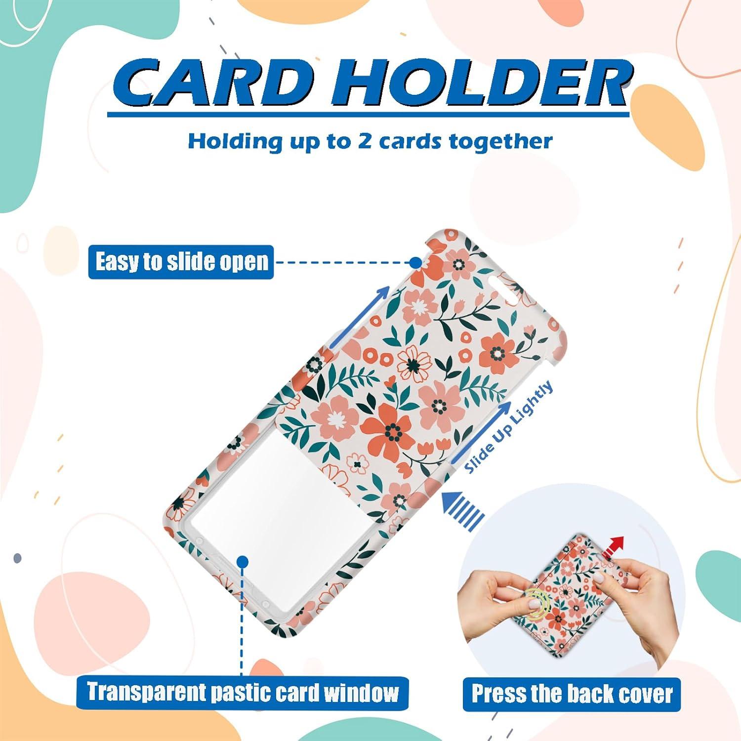 Porta Credencial Retráctil Boutilon Rosa Flor con Cordón 52 cm