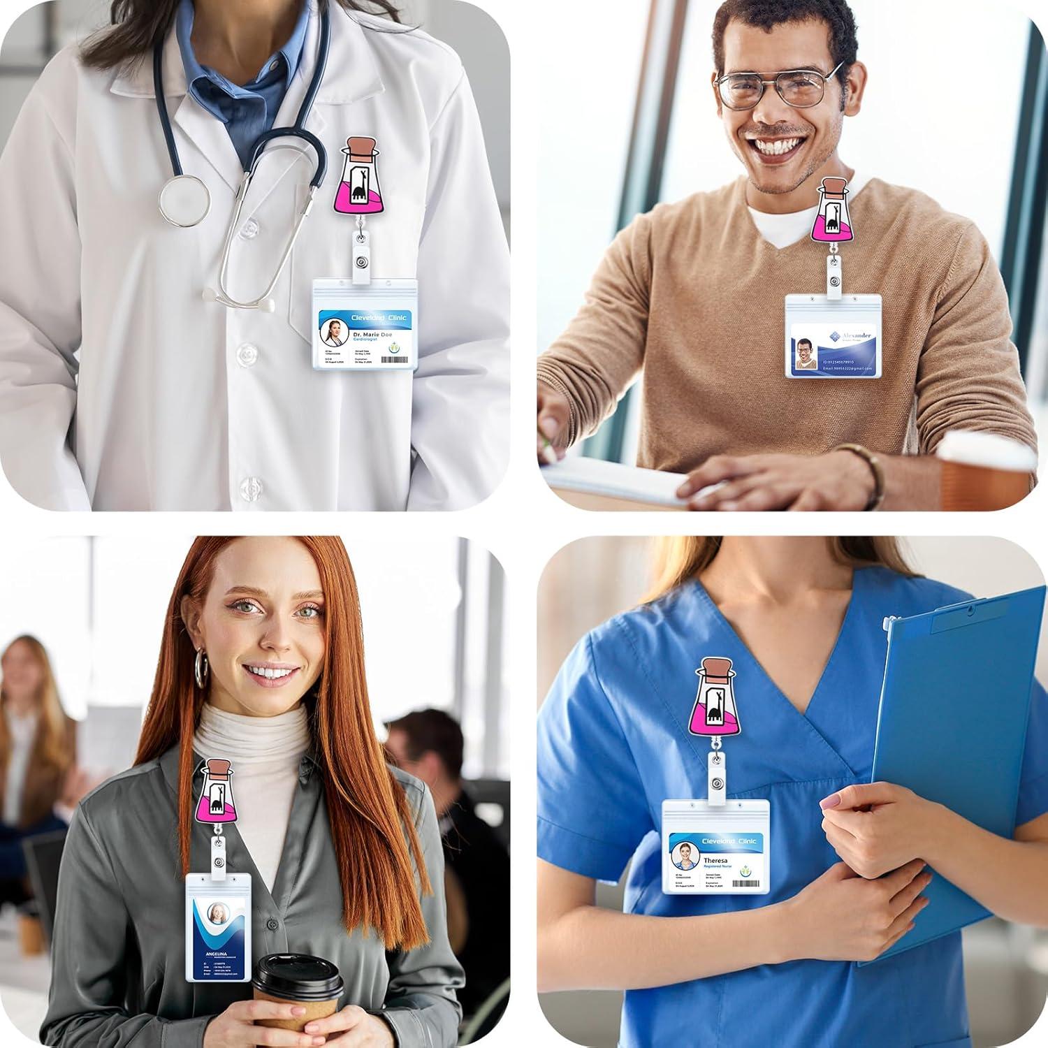 Soporte Retráctil para Insignia de Enfermera BVIIE Llama