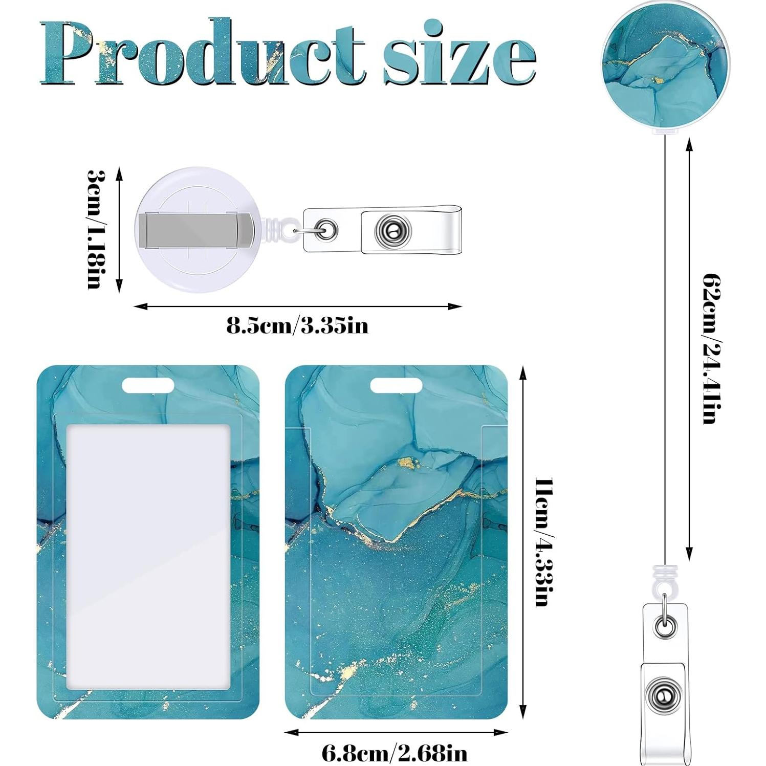 Set de 3 Soportes de Insignia Retráctiles BESARME Mármol