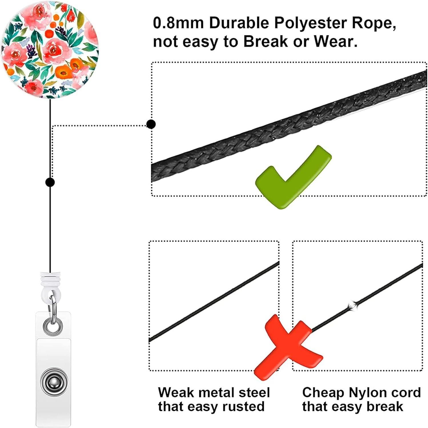 Funda de Insignia Retráctil Billteful 3pack Flor Rosa 60cm