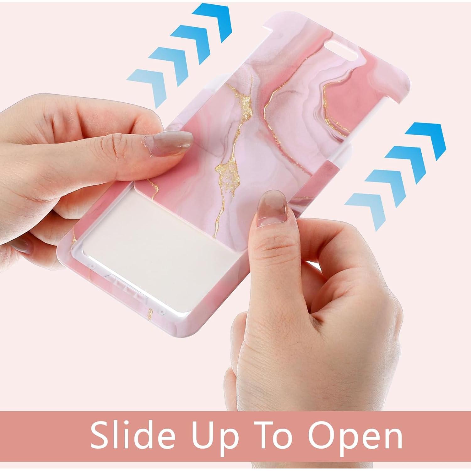 Portatarjetas Retráctiles BESARME 2 Pack con Clip y Soporte ID