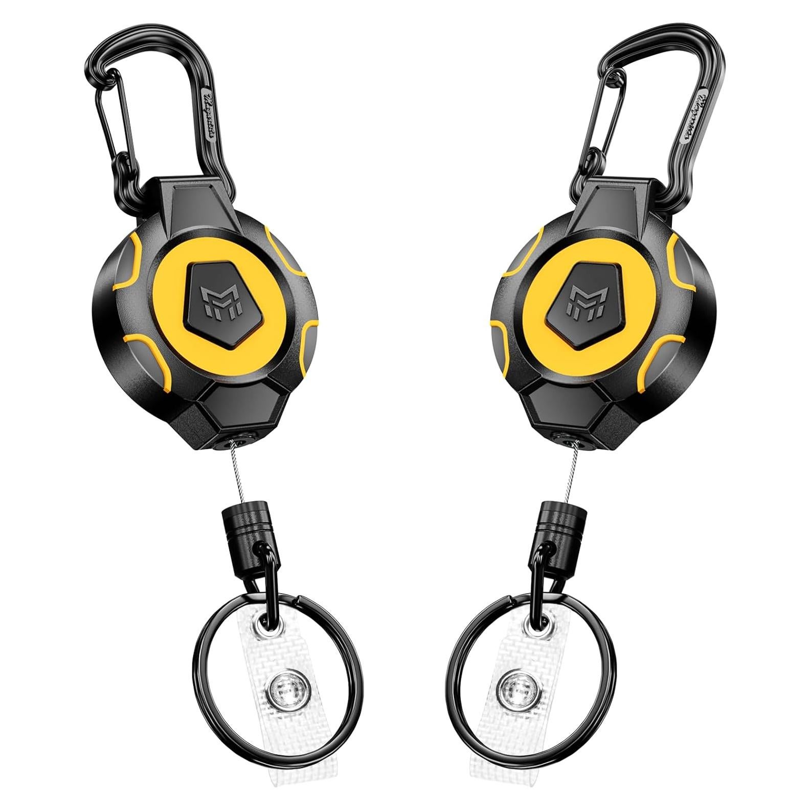 Llavero Retráctil MNGARISTA 2-Pack 283.5g 80cm Acero Inoxidable