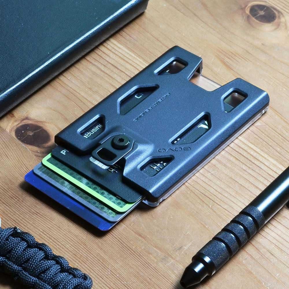 Soporte de Identificación GOVO T4 Sin Clip - Policarbonato Negro