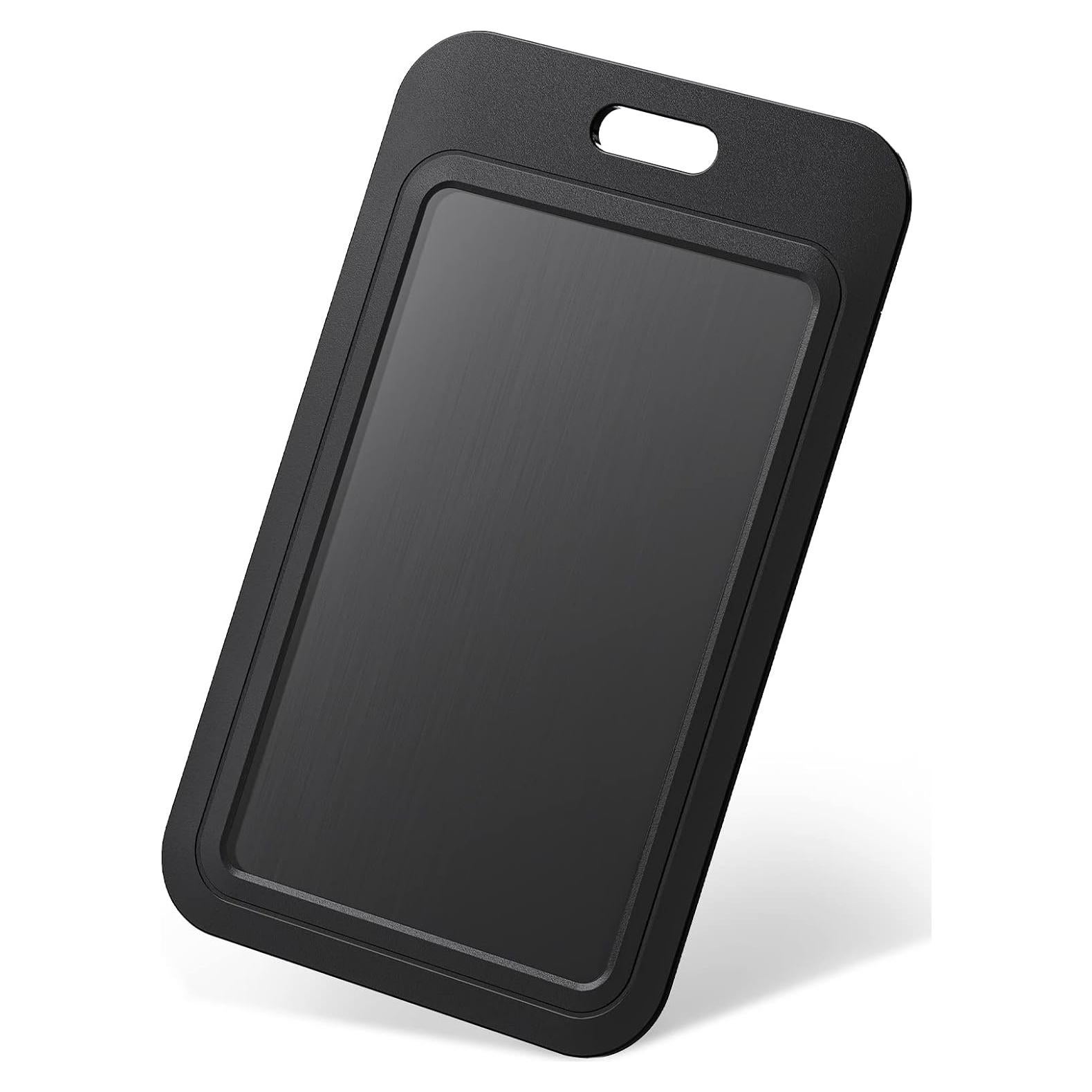 Uniclife Soporte de Identificación Deslizante Duro Negro 3 Pack