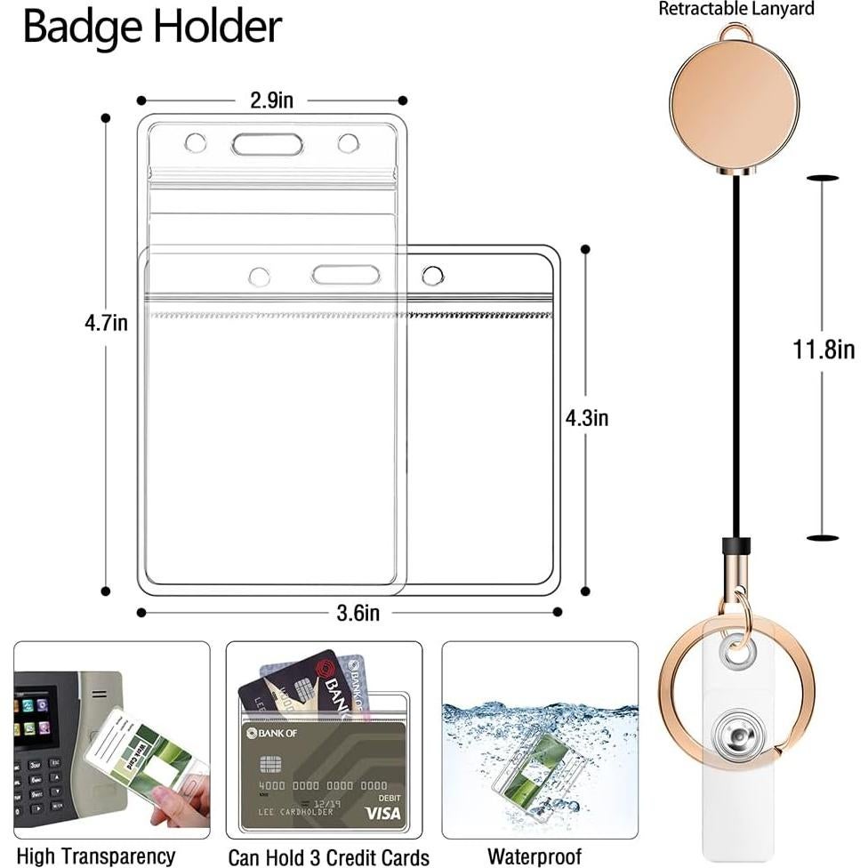 Cinta Retráctil de Identificación POPLOPP con Sujetadores 80cm