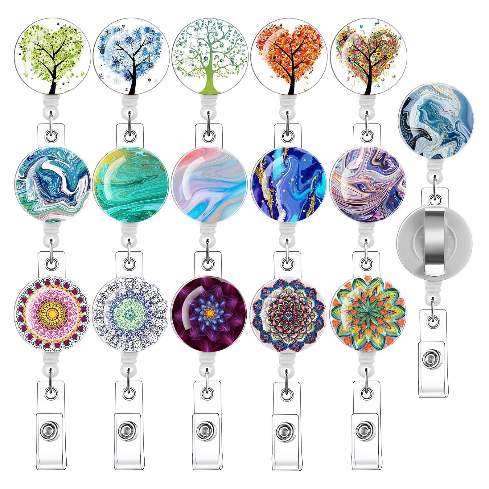 Paquete de 16 Portabrochuras Retráctiles SYNLIN Multicolor