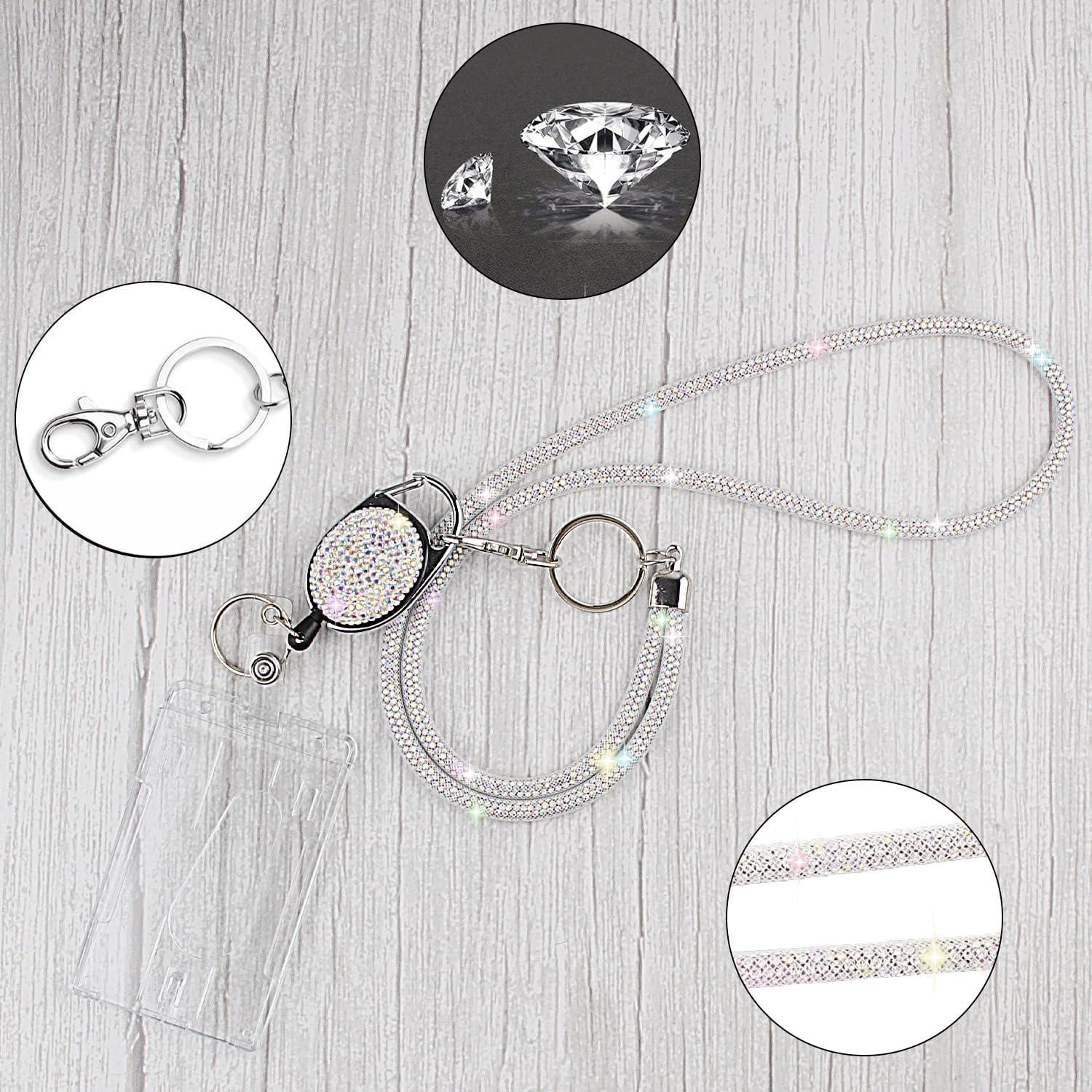 Soporte Retráctil para Identificación VIQWYIC Colorido con Lanyard