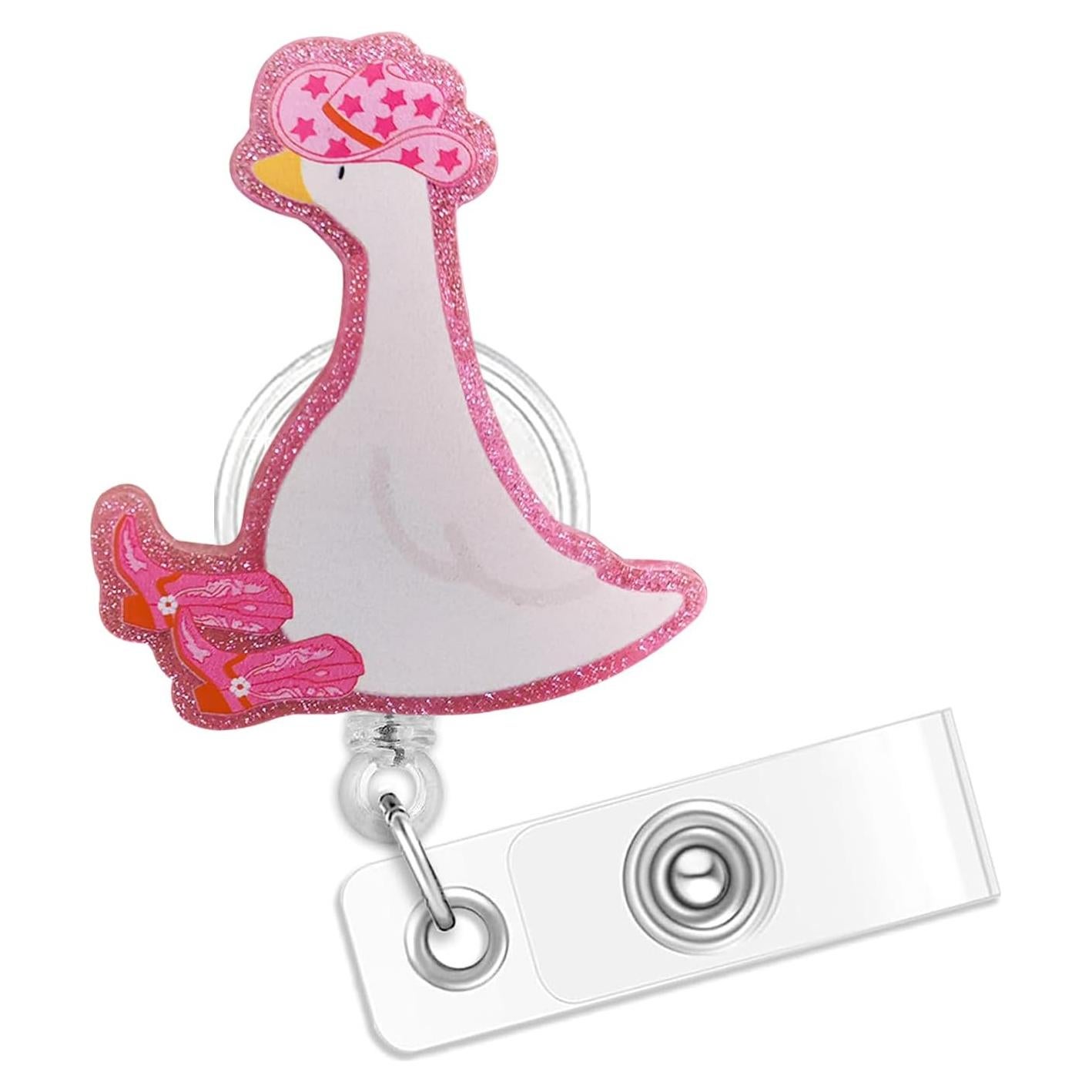 Soporte Retráctil para Insignia Podafu Ganso Rosa 61 cm