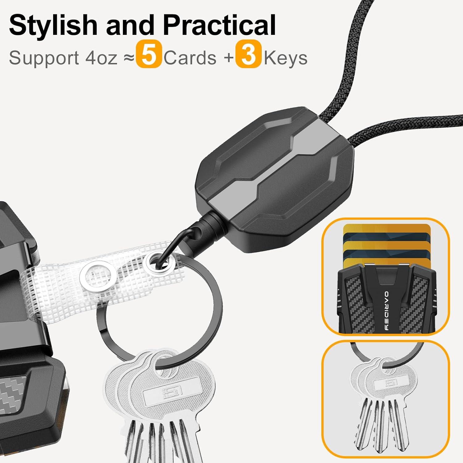 Cuerda Retráctil Oaridey para Identificación, Soporta 113.4 g