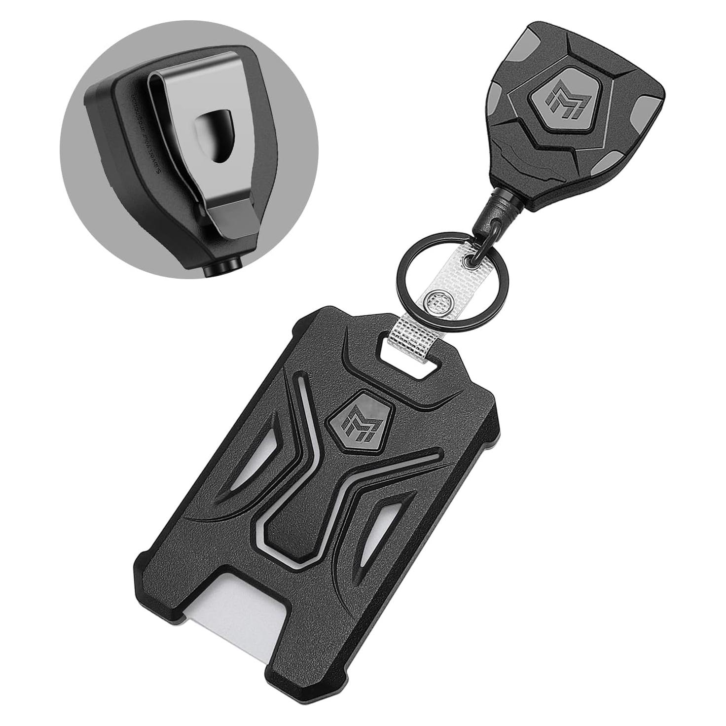 Soporte Retráctil para Insignias MNGARISTA Negro 80 cm 0.25 kg