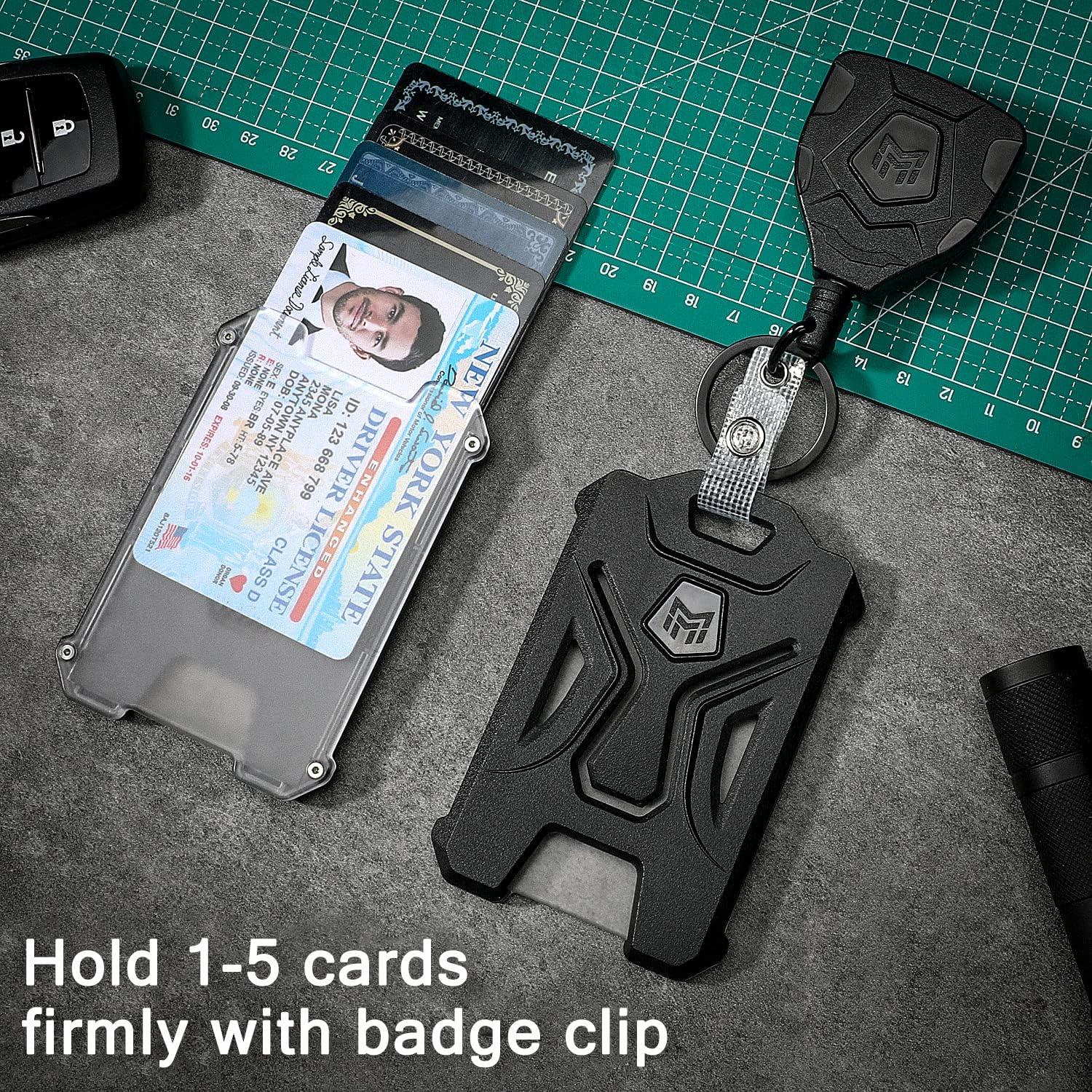 Soporte Retráctil para Insignias MNGARISTA Negro 80 cm 0.25 kg