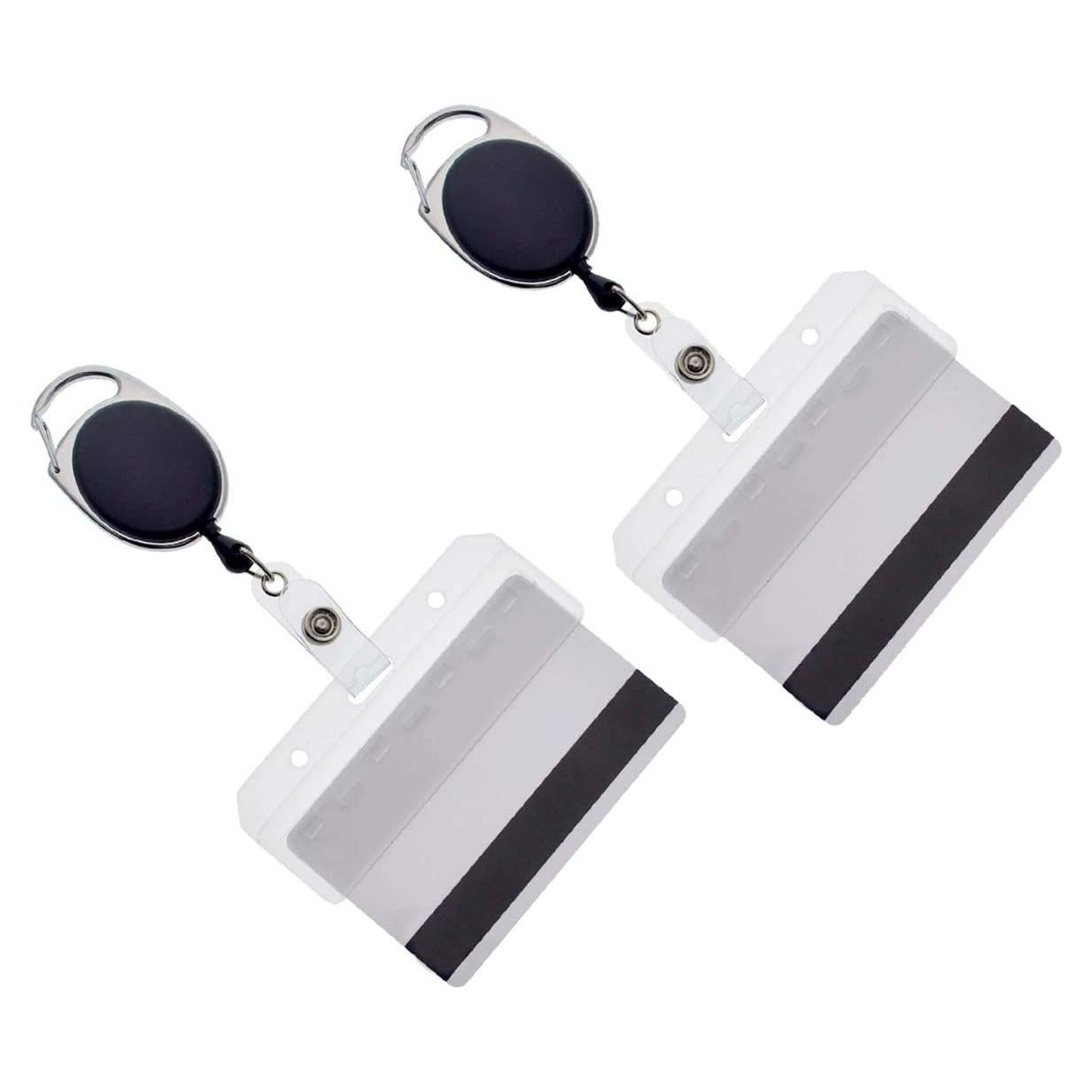 Paquete de 2 Carabinas ID Especialista con Sujetador de Tarjeta