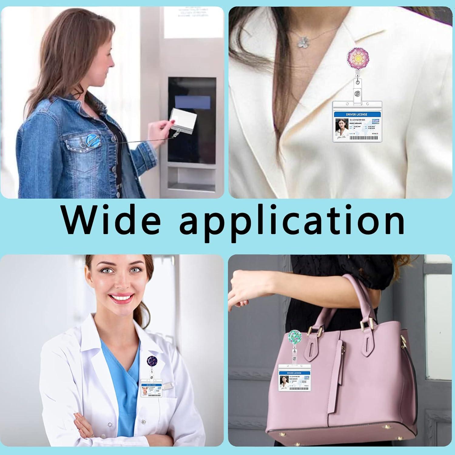 Clip de Identificación Retráctil TAMHOO 15 Piezas Nylon Resina