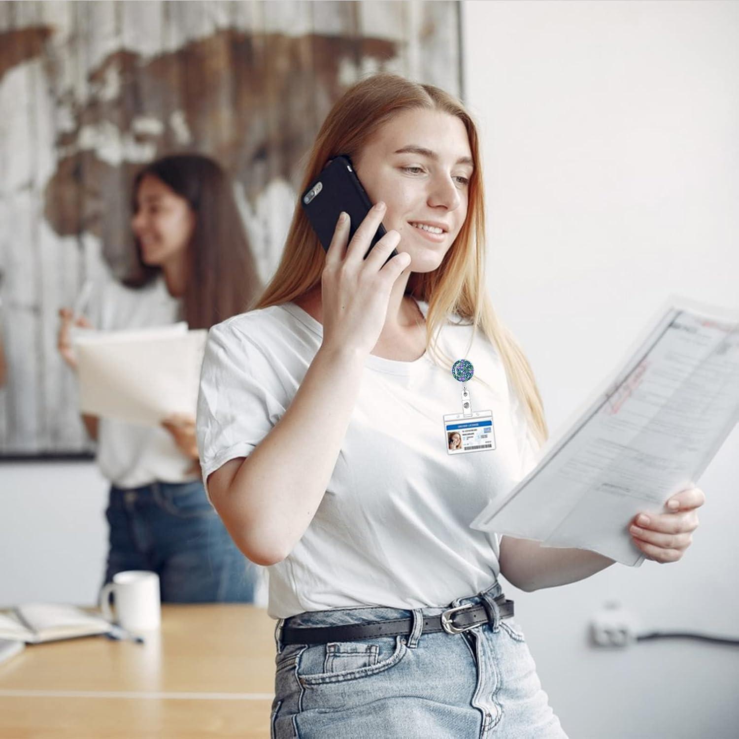 Clip de Identificación Retráctil TAMHOO 15 Piezas Nylon Resina