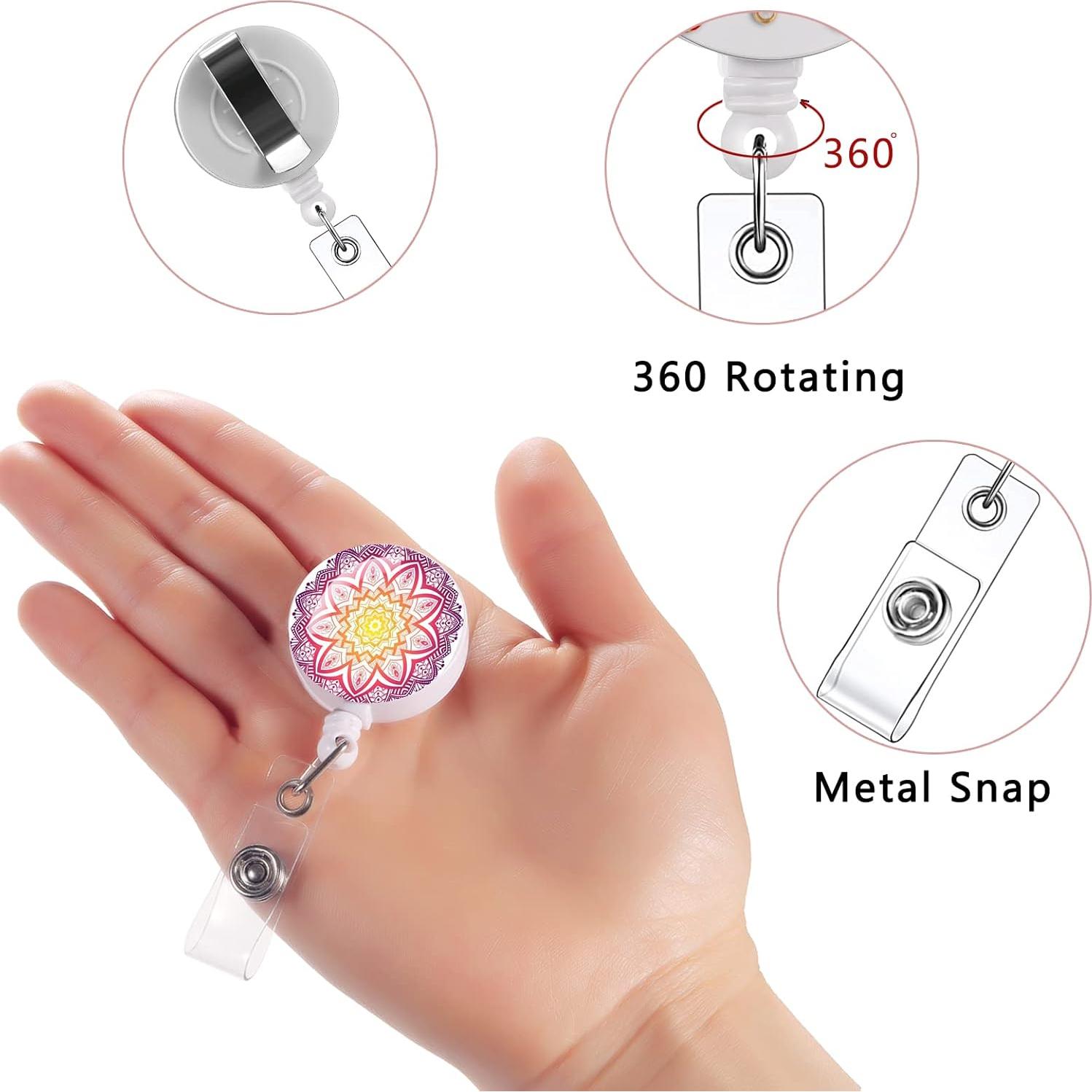 Clip de Identificación Retráctil TAMHOO 15 Piezas Nylon Resina