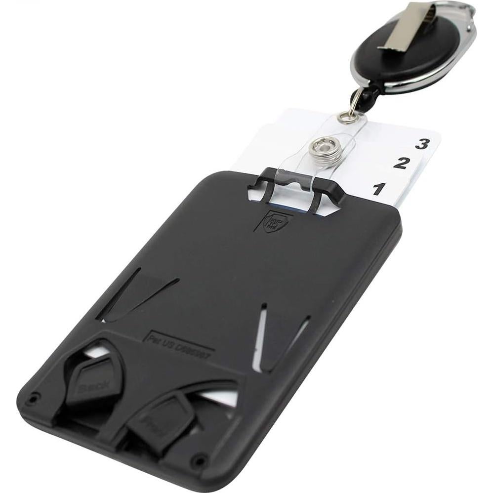 Soporte de identificación Specialist ID para 3 tarjetas - Negro
