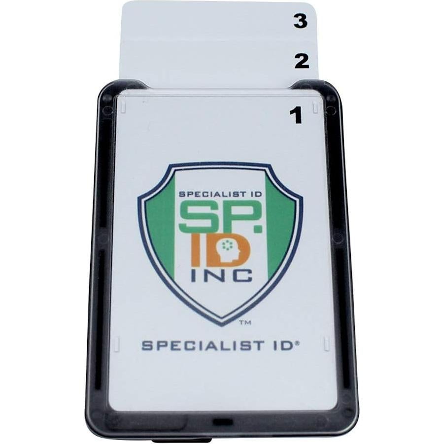 Soporte de identificación Specialist ID para 3 tarjetas - Negro