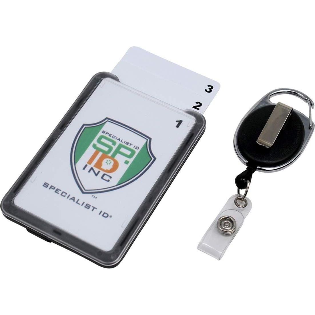 Soporte de identificación Specialist ID para 3 tarjetas - Negro