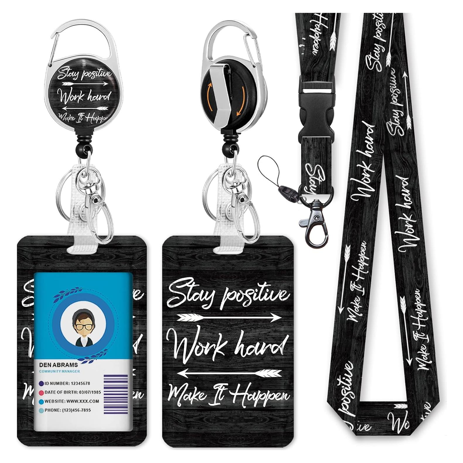 Porta Credencial GIANCOMICS con Cordón Desmontable y Carrete