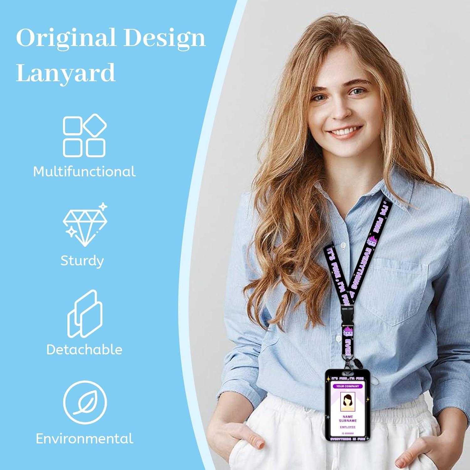 Cinta de Identificación Hancynir con Soporte Retráctil 49cm