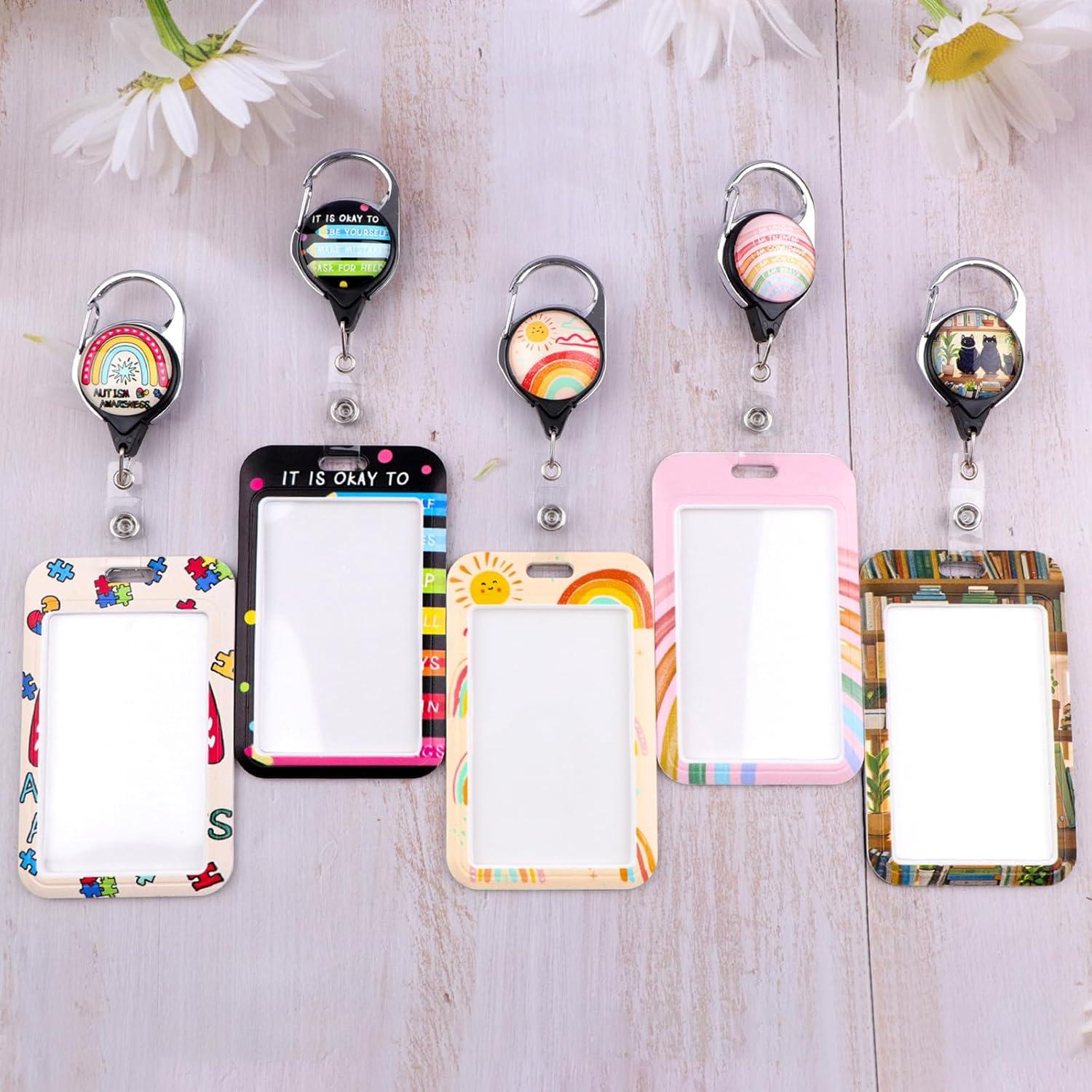 Reel Retráctil de Insignia Beemorita con Soporte ID 73.66 cm