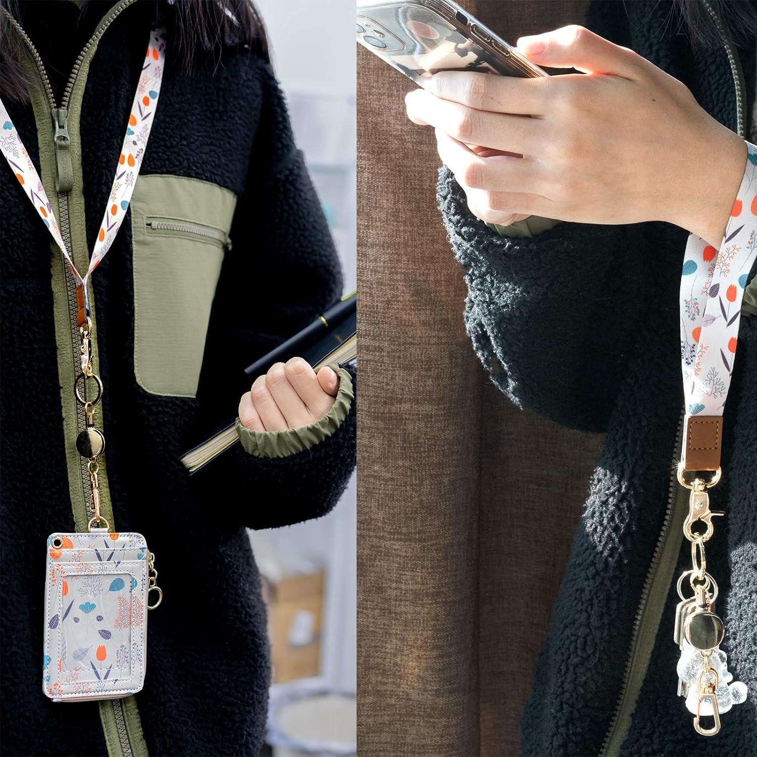 Portatarjetas Retráctil de Metal Bolimoss 3 Piezas Oro