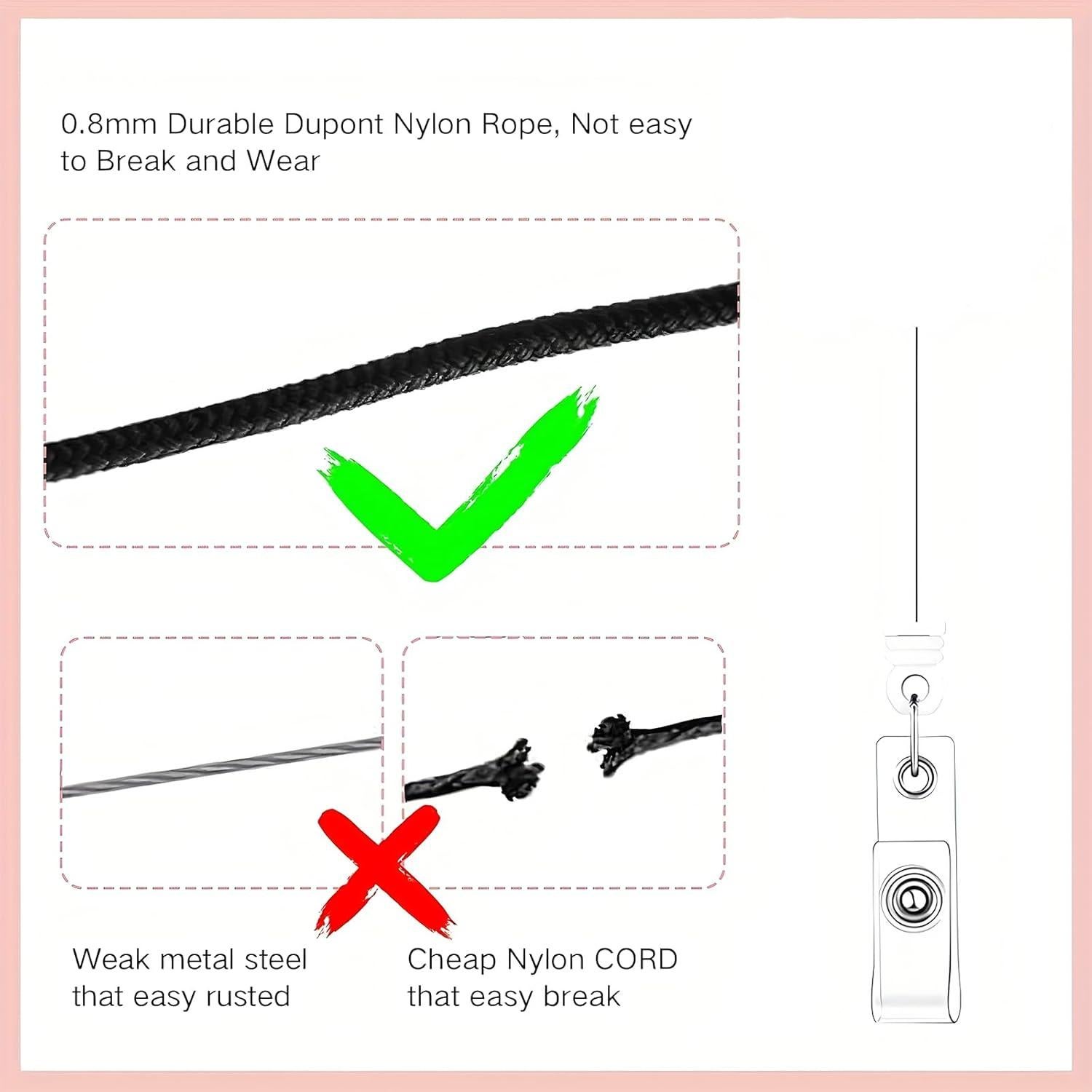 Carrete de Insignia Retráctil OCOUYVD Gato Colorido 4cm