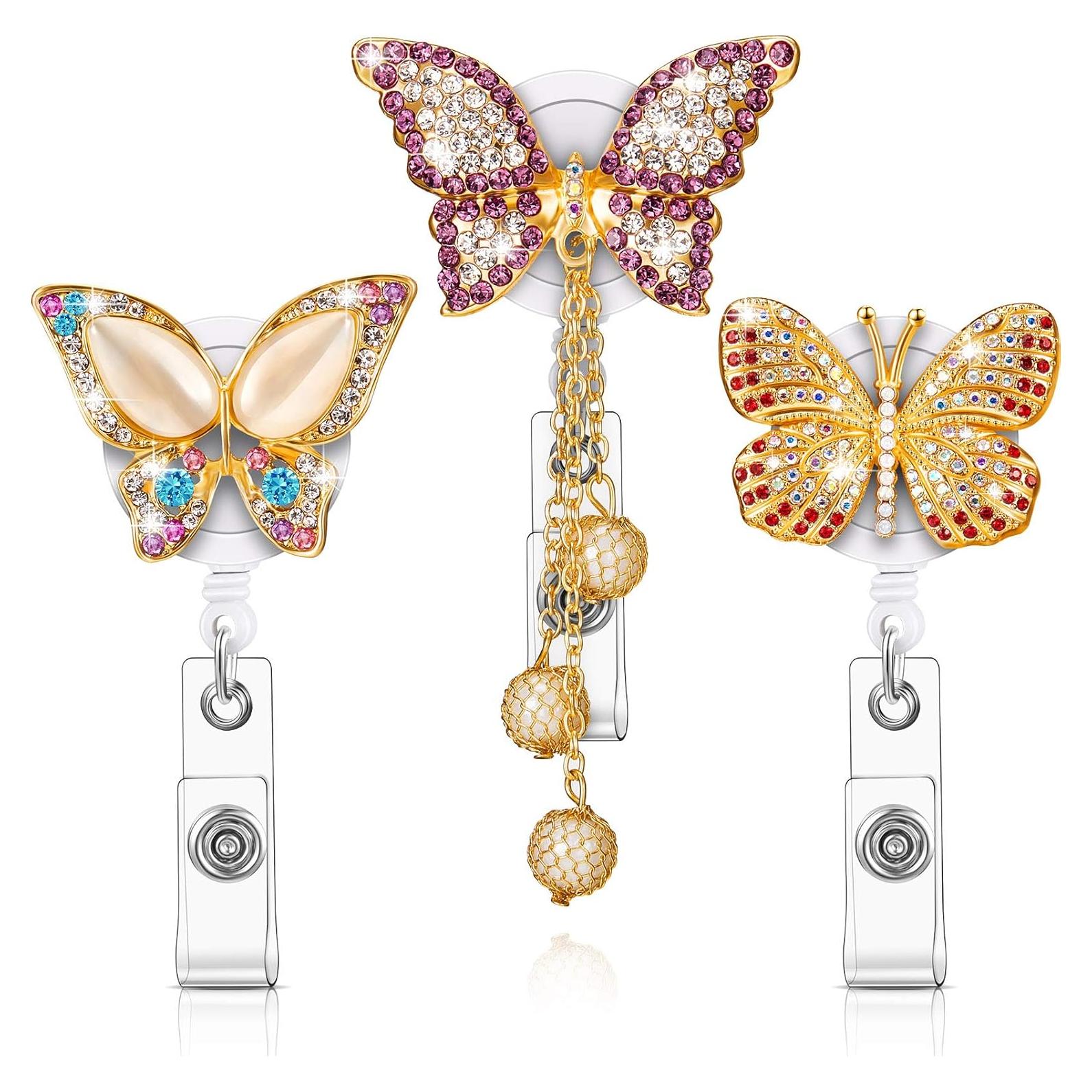 3 Ruedas de Insignia Retráctiles Outus con Rhinestones