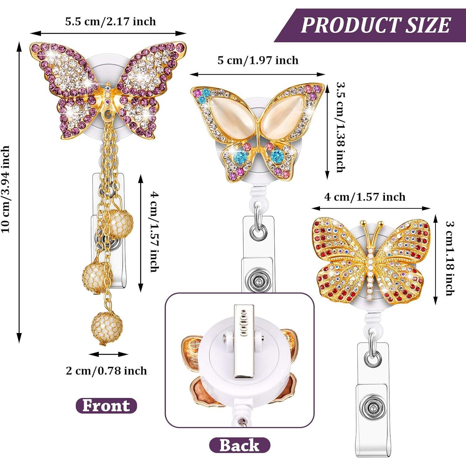 3 Ruedas de Insignia Retráctiles Outus con Rhinestones