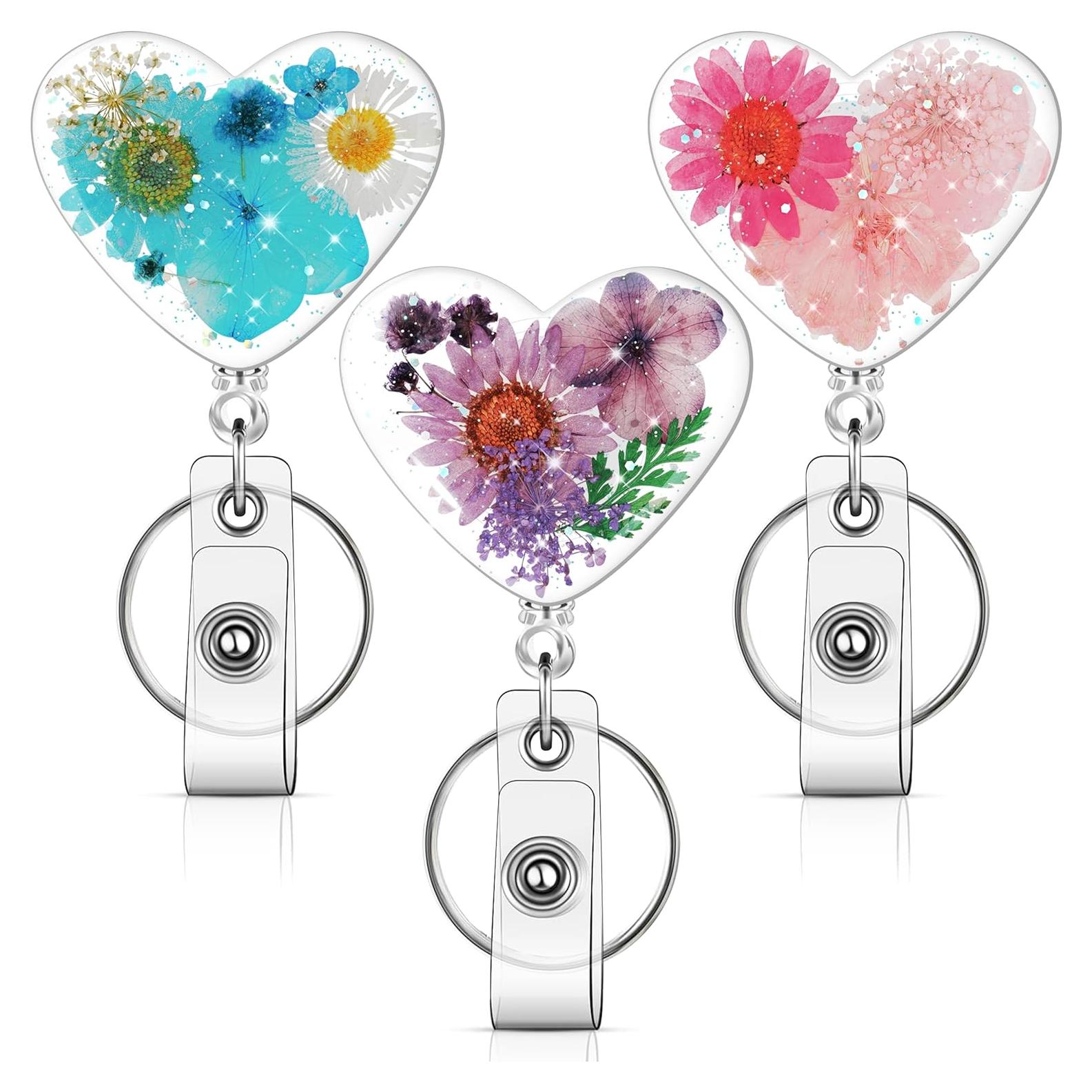 Portabotones de Flor Retráctil HLQHXWHZT - 3 Piezas Multicolor