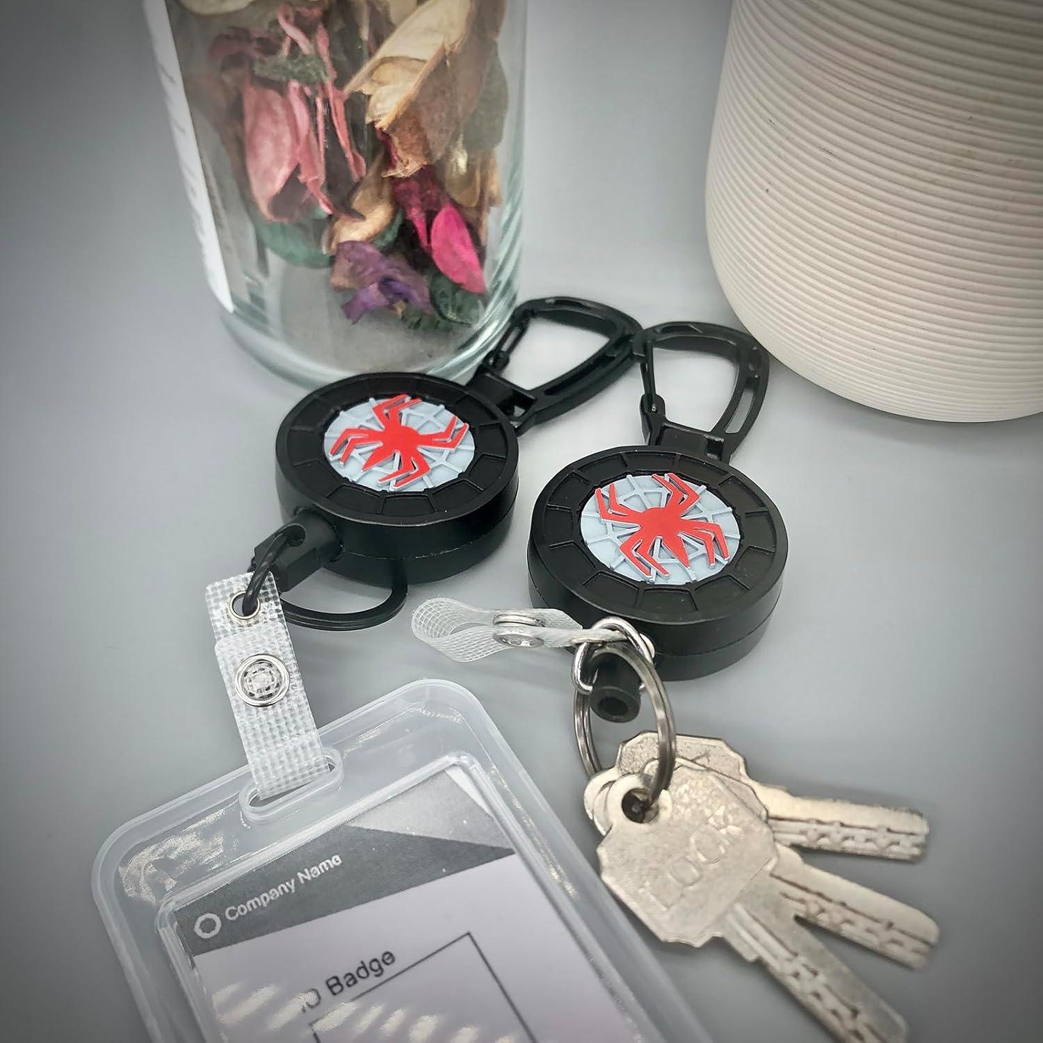 Llave Retráctil Femhorp con Soporte de Insignia 80 cm Rojo